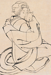 Lady Holding a Cat